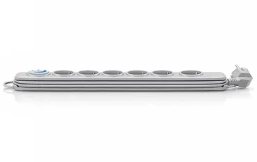 QOLTEC 50199 Apsauga nuo viršįtampių 6 lizdai 5m