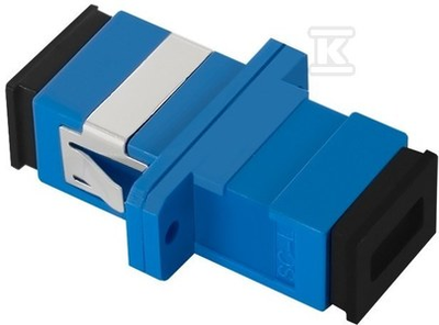 Qoltec Optinio pluošto adapteris SC/UPC Simplex Singlemode