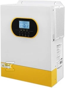 Qoltec Hybrid Off-Grid saulės keitiklis 3,5kVA| 3,5 kW | 100A | MPPT | LCD | BMS | Sine