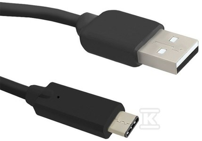 QOLTEC 50488 Qoltec Cable USB 3.1 tipo C kištukas USB 2.0 A kištukas 1,2 m