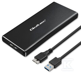 QOLTEC 51854 kietojo disko korpusas M.2 SATA SSD NGFF USB 3.0