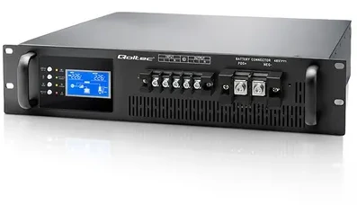 Qoltec Nepertraukiamo maitinimo šaltinis UPS Pure Sine Wave RACK | 3kVA | 3000W | PF 1.0 | LCD | EPO | USB | On-line | Suderinamas su LiFePO4 AGM GEL