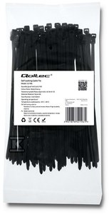 QOLTEC 52196 Zippers Qoltec 3.6 150 100szt nylon UV Juodas