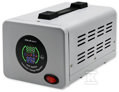 QOLTEC 50724 Automatic Voltage Stabilizer AVR 2000VA