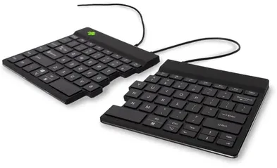 R Go Tools BREAK ERGONOMIC Klaviatūra QWERTY - US Juodas su laidu