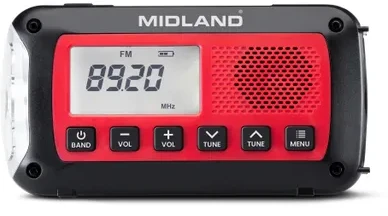 ALAN Midland ER100 avarinis radijas su 2600 mAh baterija