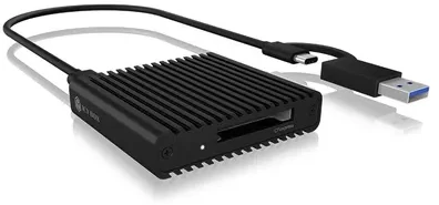 Icy Box RaidSonic ICYBOX IB-CR404-C31 Išorinis kelių kortelių skaitytuvas USB 3.0 Type-C CF Express