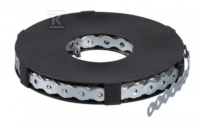 Rawlplug Dangtelyje perforuota montavimo juosta, 10 m rulonas - 0,015 vnt