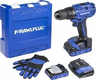 RawlPlug suktuvas su priedų komplektu ir lagaminu