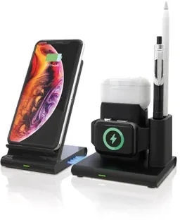 Carruzzo RealPower ChargeAIR Connect Išmanusis telefonas, Išmanusis laikrodis, Planšetinis kompiuteris Juoda USB Belaidis įkrovimas Vidaus