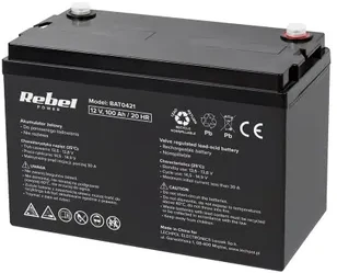 Rebel gelio baterija 12V 100Ah