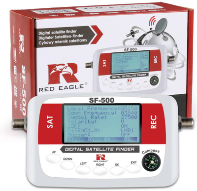 Red Eagle Raudona Eagle SF-500 Raudona Eagle SKAITMENINIS SAT MATAVIMAS