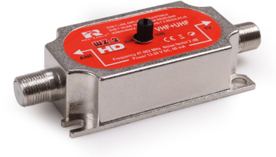 Red Eagle Raudona Eagle Raudona Eagle DVB-T linijinis antenos stiprintuvas su +30dB reguliavimu