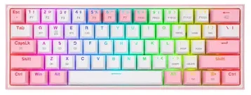 Klaviatūra žaidimams Redragon Fizz Pro K616 Redragon Mechaninė Raudona Switches belaidė mechaninė su pašvietimu juoda