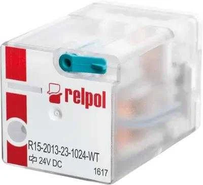 Relpol 804816 Pramoninė relė 3P 10A 230V AC AgNi/Au R15-2113-23-5230-WTL 804816