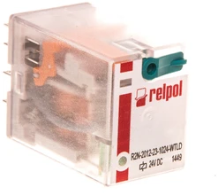 Relpol Pramonės relės miniatiūriniai 2P 24V DC (860399)