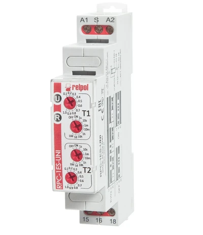 Relpol 1P 1sec- 10 dienų 12- 240V AC / DC 50 / 60 (863187)