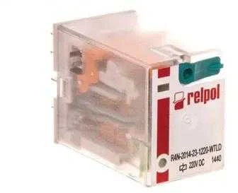 Relpol A00013 Pramoninė relė 4P 220V DC AgNi R4N-2014-23-1220-WTLD A00013