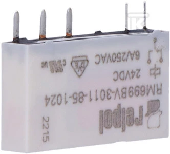 Relpol MINIATŪRINĖ RELĖ SPDT COIL 24VDC