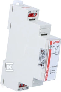 Relpol Elektromagnetinė relė 1P AgSnO2 12-240V AC/DC 50/60Hz 16A RPI-1P-UNI 863378