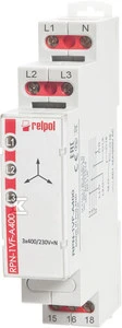 Relpol 3 fazių priežiūros relė 3(N)400/230V AC 50/60Hz RPN-1VF-A400 864371