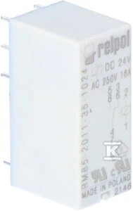 Relpol RM85 RELĖ 1P 16A ritė 24VDC