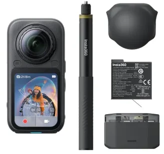 Insta360 X6 Essentials Bundle aparat do fotografii sportowej 120 MP 8K Ultra HD 25,4 / 1,1 mm (1 / 1.1") Wi-Fi 196 g