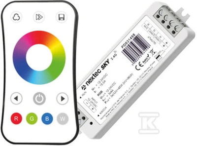 NEXTEC SKY RGB valdiklis su nuotolinio valdymo pultu