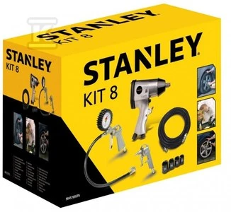 Kompresoriaus įrankių rinkinys sukimui ir pūtimui Stanley 9045769STN