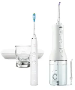 Elektrinis dantų šepetėlis Philips Sonicare Cordless Power Flosser „DiamondClean 9000“  HX3886/41