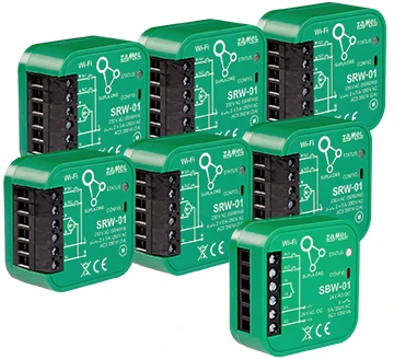 Zamel Supla ZSW-01 WiFi žaliuzių valdymo rinkinys