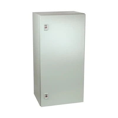 Rittal AX kompaktiškas korpusas 400x800x300 mm lakštinio plieno su montavimo plokšte viengulės durys 2 kumštelių spynos 1037 000