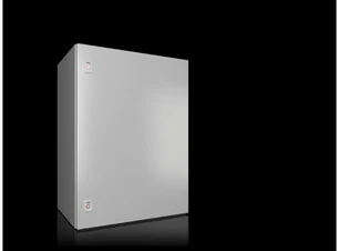 Rittal AX Kompaktiškas korpusas 600x800x400 mm lakštinio plieno su plokščiu montavimu. viengulės durys, 2 svirties spynos 1059 000