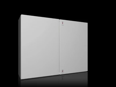 Rittal 1130000 AX Kompaktiškas korpusas 1000x760x300 mm skardos, įleidžiamas, dvigubos durys, 2 kumšteliai 1130.000