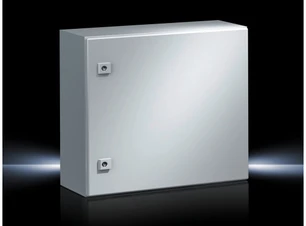 „Rittal AX Compact“ korpusas, 500x500x300 mm, lakštinis metalas, įleidžiamas, vienvėrės durys, 2 kumšteliai, 1350.000