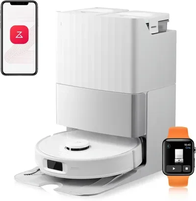 Dulkių siurblys - robotas Roborock Qrevo Edge 5V1, Baltas