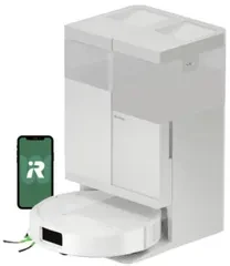 Valymo robotas iRobot Roomba Plus 515 Combo balta + doko stotelė AutoWash