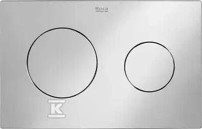 WC klavišas A890189001 / ROCA / PL10 / PRZYCISK PODWÓJNY CHROM /