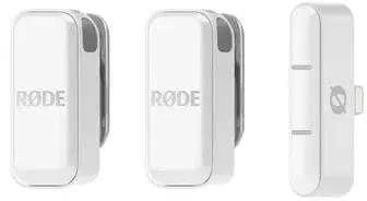 „Rode Wireless Micro“ („Lightning“, „Baltas“)