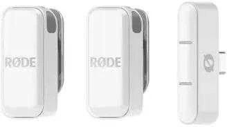 „Rode Wireless Micro“ (USB-C, „Baltas“)