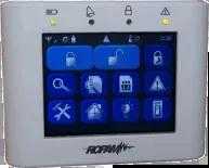 Ropam Elektronik Sc ROPAM TPR-7W lietimui jautrus skydelis