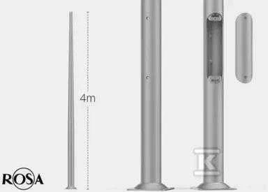 ROSA ROŽINIS SAL-4 INOX C45 STULPAS