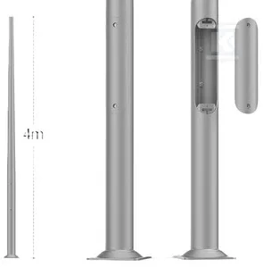 ROSA ROŽINIS SAL-4 INOX C45 STULPAS