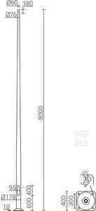 ROSA SAL-80K INOX ALUM POLAS. ANODUOTA