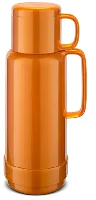 ROTPUNKT Glass thermos capacity 1.0 l, shiny fox (red)