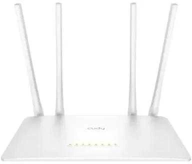 Belaidis Maršrutizatorius - Cudy WR1200 Dual-band 867 Mbit/s Greitas Ethernet 4 Antenos Baltas