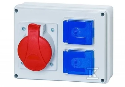 Onnline ITAline BERGAMO 1x5P 16A 2x2P + Z ITALINE (ITA00113)