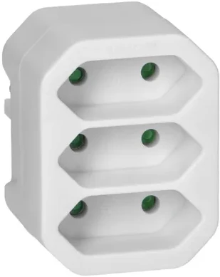 Orno Rozgałęźnik Skirstytuvas 3x2P euro, baltas