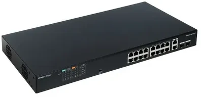 Šakotuvas Ruijie SWITCH POE RG-ES118FGS-LP 16 PRIEVADŲ REYEE