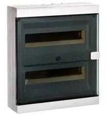 Sabaj System Sabaj Plastikiniai skirstomieji skydai 2x13 moduliai su stiklu (ALFA 26)